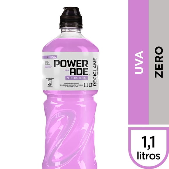 Bebida Isotónica Zero Uva, 1,1 L