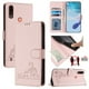 thumbnail image 1 of Funda tipo cartera FOXDOCK para Motorola MOTO E7 POWER 2021 con soporte, ranuras, RFID, diseño de gato, 1 of 5