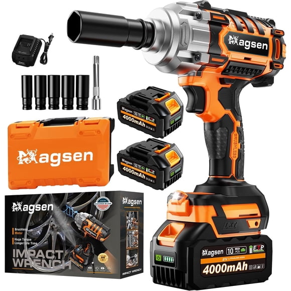 Llave de Impacto Magsen 1/2" Square 1200 Nm 21V Brushless
