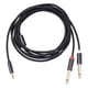 thumbnail image 5 of Cable 3,5 Mm 1/8 TRS A Doble 6,35 Mm 1/4 TS Cable Divisor Y 3 M, 5 of 5