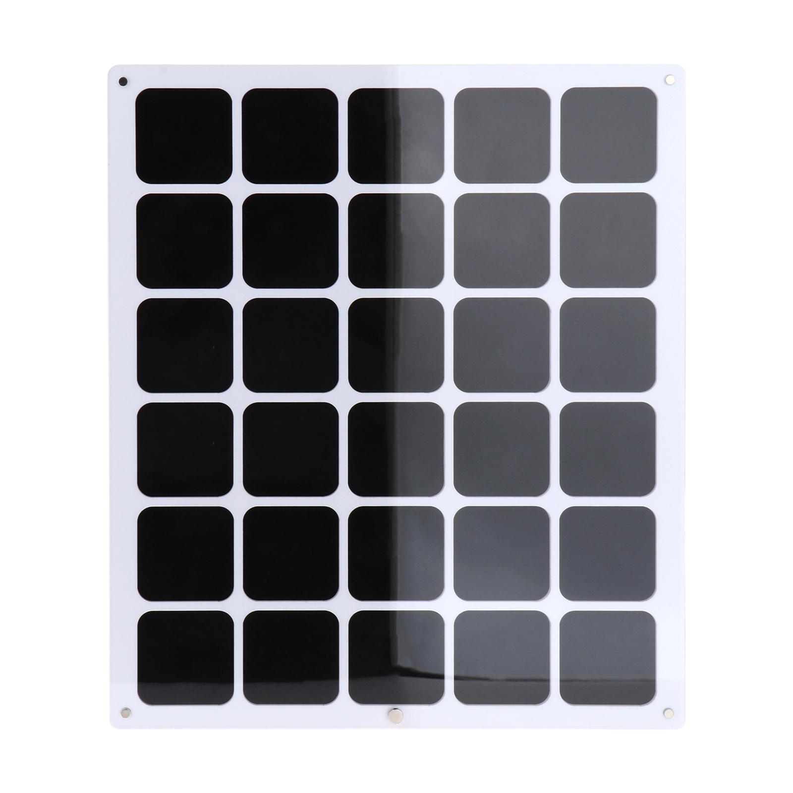 Magideal - Organizador De Exhibición De Colección De Pines, Marco De Tablero De Soporte De Exhibición De Pines, Acrílico Transparente, A Prueba De Polvo, Estuche 30 Rejillas