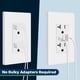 thumbnail image 4 of Enchufe USB TOPGREENER tipo C 20A con 2 puertos, paquete de 10, blanco, 4 of 7