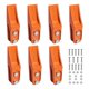thumbnail image 1 of Dientes de cuchara para excavadora VEVOR 684447 con alfileres, paquete de 7, 7.34 pulgadas, 1 of 9
