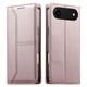 thumbnail image 3 of Funda tipo cartera con bloqueo RFID para iPhone 17 Air cubierta magnética de cuero con tapa y soporte Rosa, 3 of 6