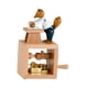 thumbnail image 5 of Caja de música con manivela, caja musical de madera, adornos decorativos coleccionables novedosos y únicos para amigos, amantes, familiares y colegas, Zorro, 5 of 5