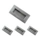 thumbnail image 1 of 4pcs Asa Rectangular Embutida Puerta Closet Acero Inoxidable, 1 of 4
