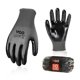 thumbnail image 1 of Guantes de trabajo de seguridad Vgo... NT2110 Revestimiento de nitrilo, talla L, gris, 1 of 5