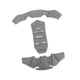 thumbnail image 5 of Kit De Acolchado Para Casco, Almohadillas Suaves Para Deportes Al Aire Libre, Bicicletas De Carretera, Monopatines, Color Gris, 5 of 5