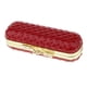 thumbnail image 4 of Lápiz labial de cuero Lip Gloss Case Caja de almacenamiento Balm Holder with Mirror Red, 4 of 5