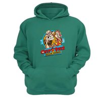 Genérico - Polerón Canguro Ardillas Al Rescate Verde Aguamarina Talla Xl Unisex