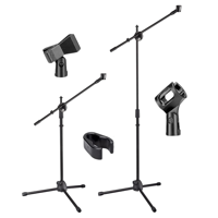 Eyna - Atril Micrófono Pedestal Con Boom Ajustable Profesional