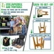thumbnail image 5 of Soporte de bambú para perros ZPirates, ajustable, 30 cm de altura, 5 of 9