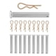 thumbnail image 5 of Pasadores y clips de bloqueo para andamios, piezas, accesorios de andamios de acero estables, resistentes y prácticos para reparaciones , Diámetro 10 Diámetro 10 mm, 5 of 5