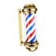 thumbnail image 2 of Luz de poste de barbero clásica, poste de barbería Led, Retro, montaje en pared, impermeable, accesorio de iluminación giratorio para barbería para ex sin la pelota, 2 of 5
