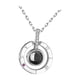 thumbnail image 4 of Collar Del Día De San Valentín Para Mujer Para Festivales Celebraciones Del Día De San Valentín Plata, 4 of 5