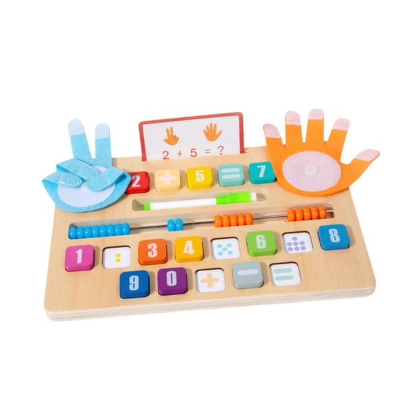 Juguete Educativo De Aprendizaje De Números, Suministros Para La Educación En El Hogar, Juguete De Matemáticas Para Contar Con Los Dedos