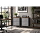 thumbnail image 5 of Pack 2 Veladores 2 Gavetas Estilo Industrial Gris Madera, 5 of 5