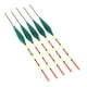 thumbnail image 3 of Boya de Pesca de Plástico con Flotadores de Madera, 5 Unidades, Color Verde, 3 of 3