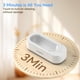 thumbnail image 3 of Limpiador ultrasónico de joyas KUNPHY 350 ml 46 kHz blanco, 3 of 8