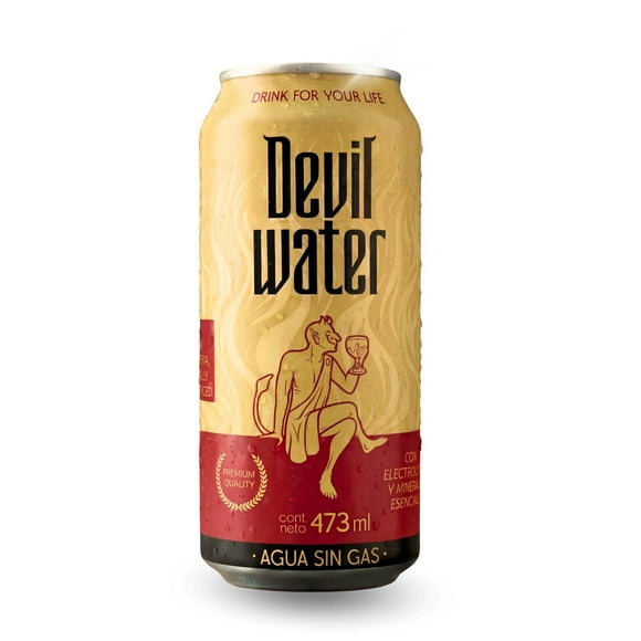 Agua Lata sin gas en Devil Water