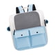 thumbnail image 2 of Mochila porta gato para mascotas, bolsa de viaje con correa ajustable, bolsa de transporte portátil con ventilación, bolso para acampar y viajar al ai azul, 2 of 5