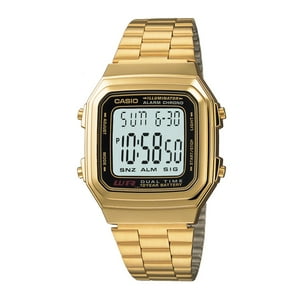 Reloj Casio A178Wga-1Adf Resina Unisex Dorado Dorado