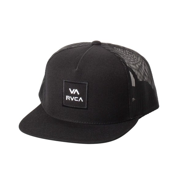 Gorra RVCA Ajustable Tipo Trucker Negra/Blanca Talla Única