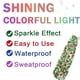 thumbnail image 3 of Pakivs Glitter 2 uds barra de purpurina patriótica impermeable rojo, blanco, azul y verde, 3 of 8
