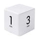thumbnail image 1 of Temporizador Feilifan Cube 1-3-5-10 minutos blanco, 1 of 7