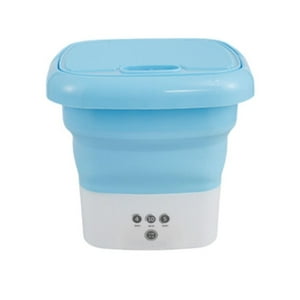 Click Ventas - Mini Lavadora Portatil Plegable Personal Hogar Azul