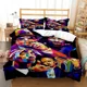 thumbnail image 1 of v271 Bed Sheets Hip hop rapper printed Quilt Cover Pillow Cover Bedding set luxury Queen bedding set Customized Personal style 3-Piece Bedding Set (1 Duvet Cover + 2 Pillow Shams) Bed Sheets ju271, 1 of 5