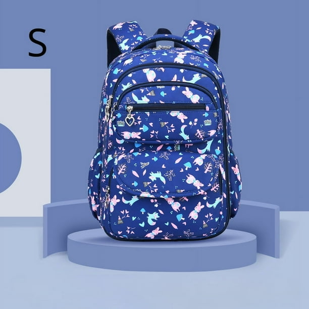 Primary School Students Backpack, Lightweight Cartoon Schoolbag, Large Capacity Bookbag With Pencil Pockets