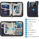 thumbnail image 3 of Porta Pasaporte Funda Protectora Bolso De Viaje Con Rfid 18 x 13 x 3 cm Negro, 3 of 6
