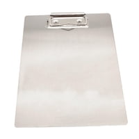 Magideal - Tablero De Clips, Tableros De Escritura, Portapapeles De Archivos A4 Plateados Duraderos, Carpeta De Archivos, Soporte Para Documentos Para Exhibición 195 Cm X 15 Cm