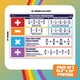 thumbnail image 2 of Pósteres de Matemáticas Sproutbrite 34 × 100 cm Tabla de Fracciones (Pack de 2), 2 of 7