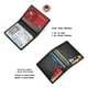 thumbnail image 4 of Tarjetero Bifold Cuero Delgado Con Bloqueo Rfid Negro, 4 of 5