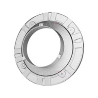 Magideal - Adaptador De Velocidad De Metal Accesorios Fotográficos Portátiles Diámetro De Rotación De 360 Degree 7,4 ""Para Linterna Instalación Fácil Compacta