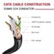 thumbnail image 2 of Cable Ethernet Dripstone CAT6, 1000 pies, red LAN a granel, negro, 2 of 6