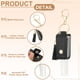 thumbnail image 3 of Uxcell Botellas de Spray Vacías de Viaje con Soportes de Bolsa de Cuero Negro 1Pcs, 3 of 7