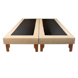 Muebles New - Base Dos Plazas Beige Lino