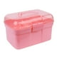 thumbnail image 2 of Caja De Almacenamiento Con Asa Portátil Caja De Herramientas De Manicura De 2 Niveles Para Coche Dormitorio Hotel, 2 of 3