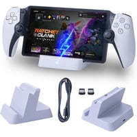 Genérico - Compatible Con Ps5 Portal Charging Dock Station Base, Accesorios Portátiles Soporte Para Playstation Portal Controller-Blanco