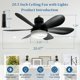 thumbnail image 3 of Ventilador de Casquillo VTYXCTIGJ 52 cm con Control Remoto, 40 W, Regulable, 3 of 7