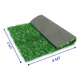 thumbnail image 3 of Pasto Sintetico 10mm Rollo 2x4 Metros Realista Con Memoria Guiza, 3 of 8