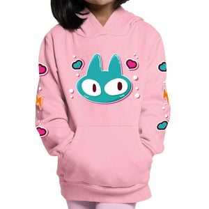 Bagustore - Poleron Estampado Gato Corazones