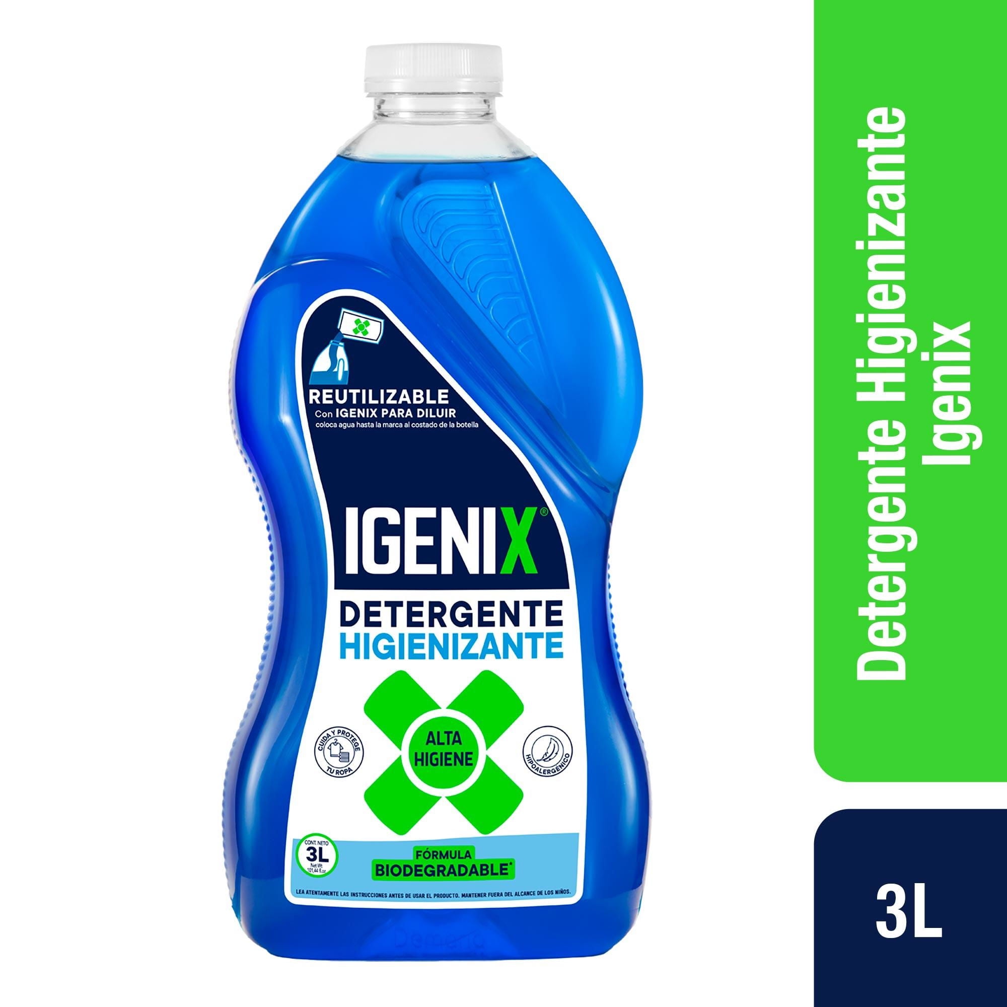 Detergente Líquido Higienizante Frescura Floral Botella 3 L Igenix
