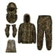 thumbnail image 4 of Traje Ghillie Máscara de Cara Completa Guantes Conjunto Traje Capucha Pantalones Woodland Chaqueta Ligera Traje de Camuflaje 3D Frondoso para Hallowee , M L ML, 4 of 5