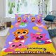 thumbnail image 2 of PINKFONG Conjunto de sábanas temático, trío de piezas, cómodo y amigable con la piel, diseño único, regalo de decoración para el hogar para familiares, amigos y fans,135X200cm, 2 of 6