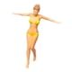 thumbnail image 1 of Figuras De Niña A Escala 1/64, Bañador De Playa Para Mujer, Para Colecciones, Diseño De Modelo De Construcción, Estilo A, 1 of 3