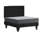 thumbnail image 3 of Cama Plaza y Media Completa Evo con Colchón 21 cm y Respaldo Negro, 3 of 3